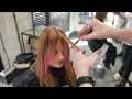 How to initially dye your hair red and get a great haircut with bangs