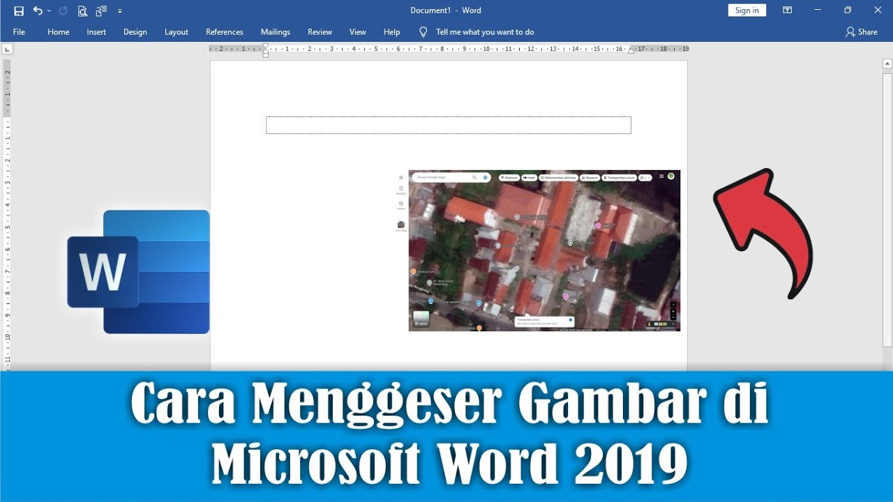Cara Menggeser Gambar di Microsoft Word 2019 • SimpleNewsVideo YouTube