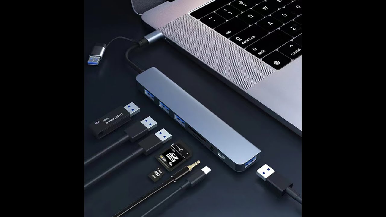 This USB-C Hub Fixed All My Laptop Port Problems 😱 | AliExpress Gadget get link bio.