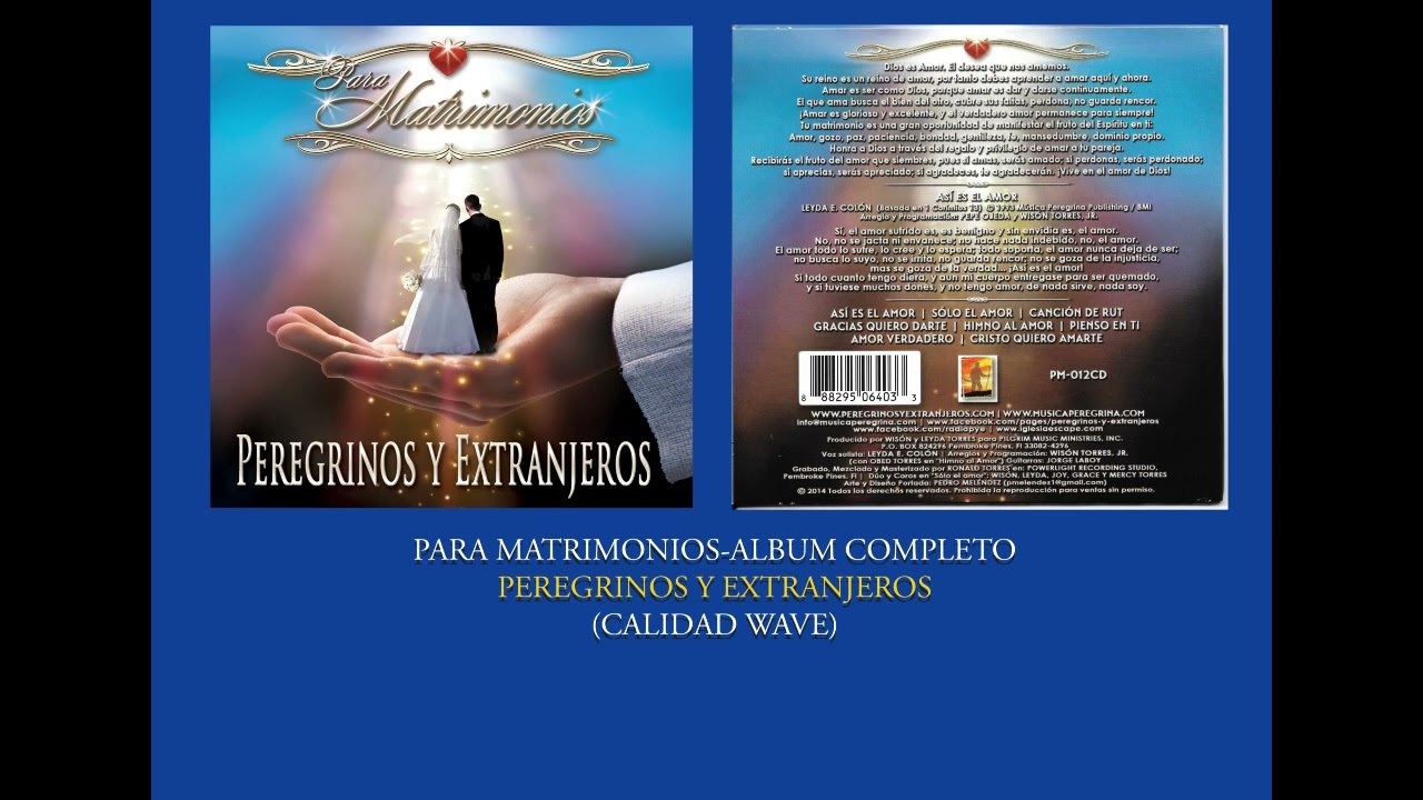 PARA MATRIMONIOS -ALBUM COMPLETO Peregrinos y Extranjeros