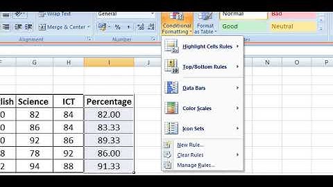 IGCSE ICT Class 7 - Analyse data in Microsoft Excel (part 3)
