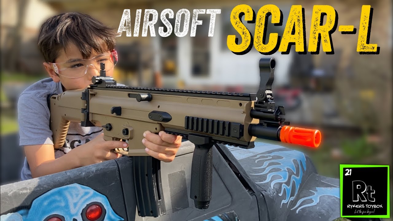 FN Scar Airsoft Unboxing and review and it was on Sale YouTube