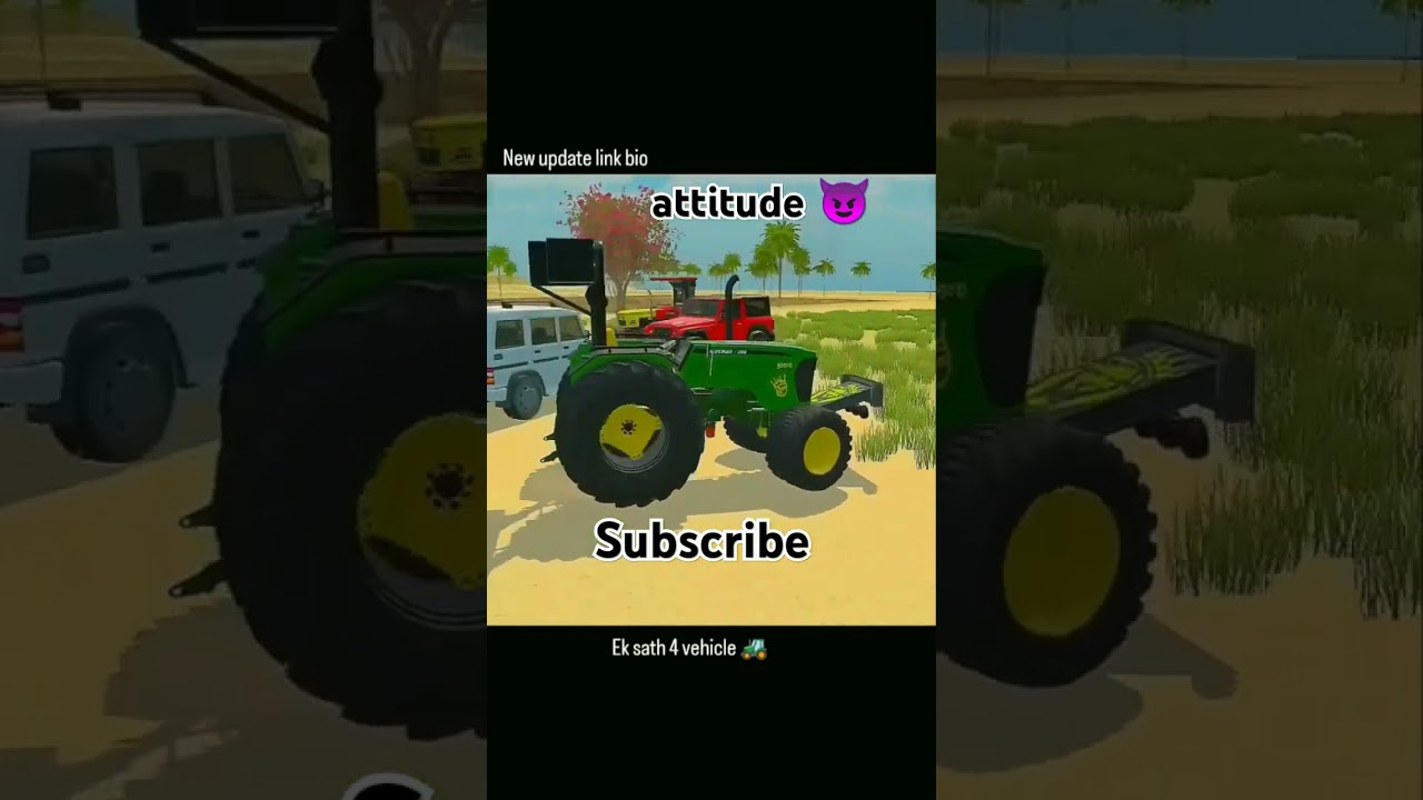 Indian vehicle 3D game attitude video 😈