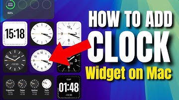How to Add Clock Widget to MacBook Desktop (Easy macOS Tutorial)