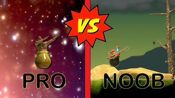 Pro Player vs Noob. (Getting Over It)