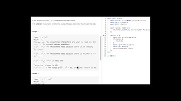 LeetCode 8. String to Integer