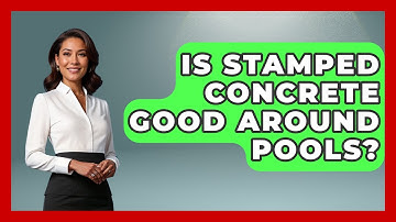 Is Stamped Concrete Good Around Pools? - Civil Engineering Explained