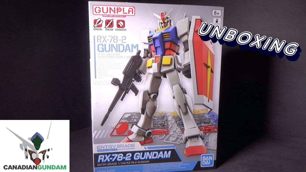 Unboxing 1 144 Entry Grade Rx78 2 Gundam Youtube