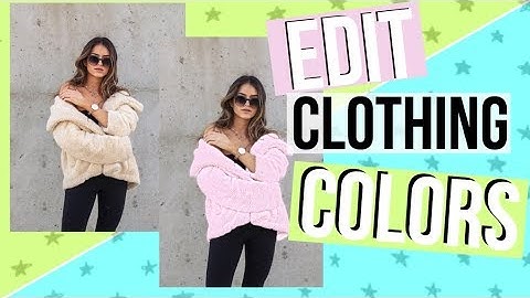 Picture Editing: Change Clothing Color iPhone