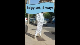 Edgy set, 4 ways (Πρωτοποριακό σετ, 4 σύνολα)