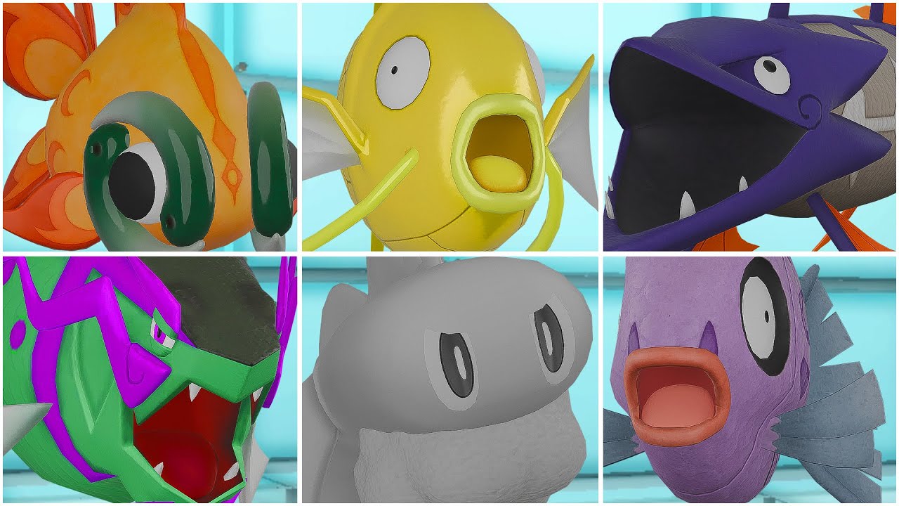 FISH POKEMON TEAM! Magikarp,Tatsugiri, Basculegion Moveset Pokemon ...