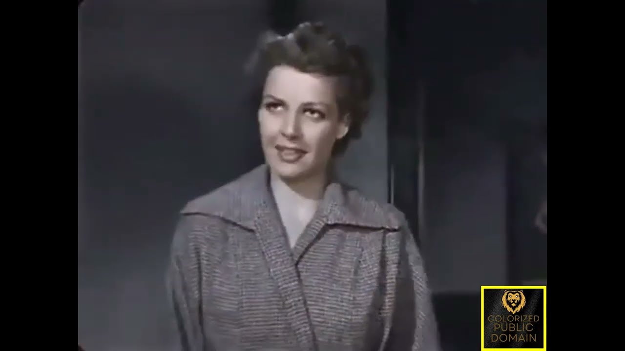 Woman on the Run (1950) | Colorized Public Domain Film Noir Classic | Ann Sheridan & Dennis O’Keefe