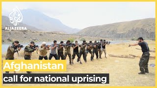 Afghan resistance movement calls for national uprising