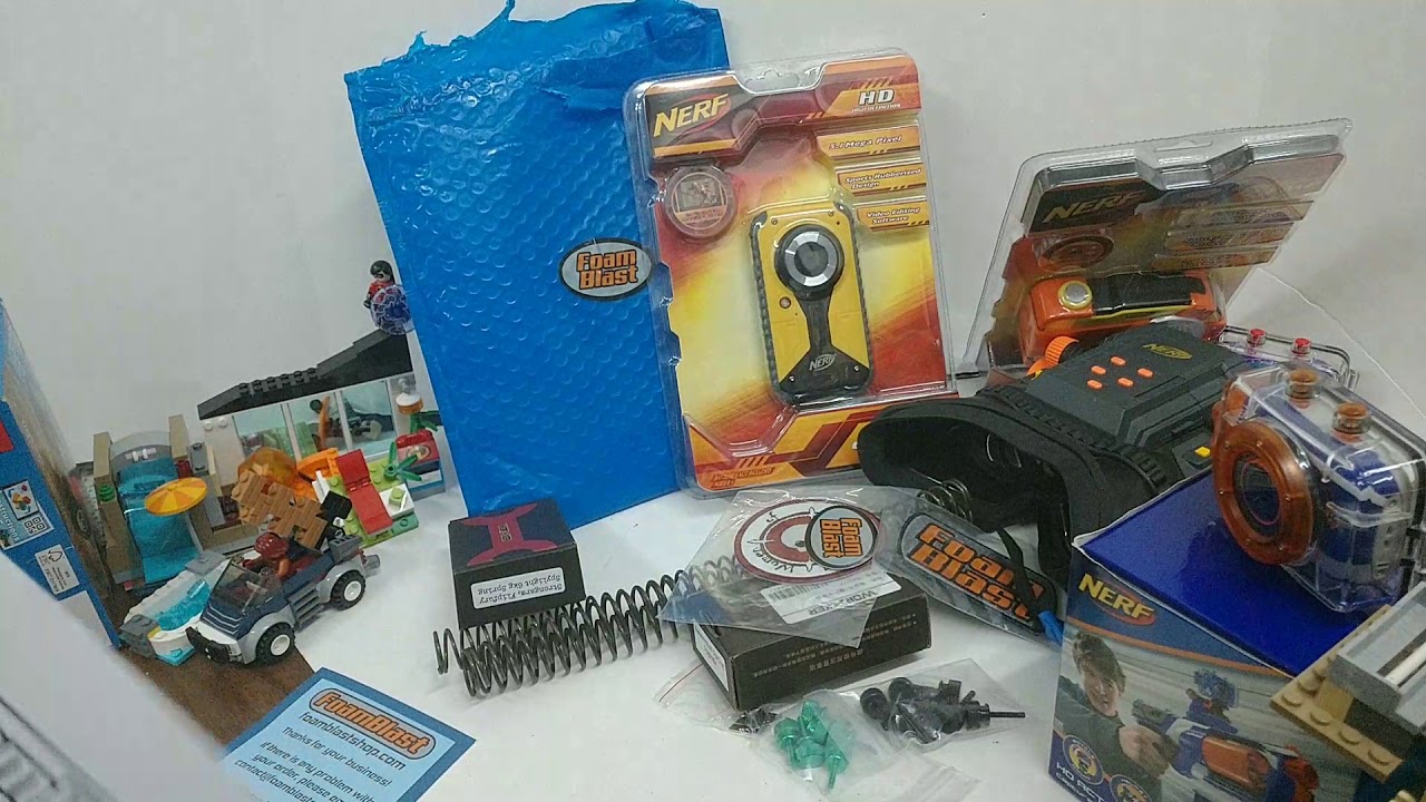 NERF Haul from FoamBlast 2 and Amazon! YouTube
