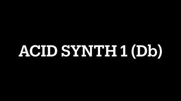 Acid synth sample 1 (Db)