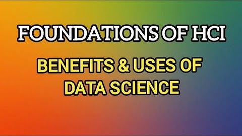 Benefits & Uses of Data Science | Foundations of Data Science | CS3352 | FDS | WELCOME ENGINEERS