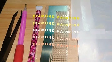 diamond painting | using mesh ruler
