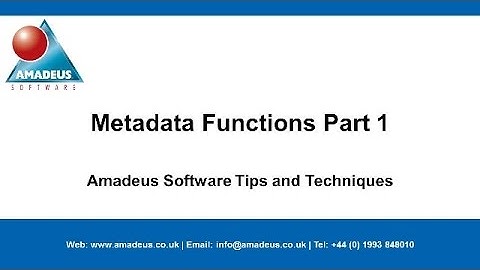 SAS Tip: Metadata Functions Part 1