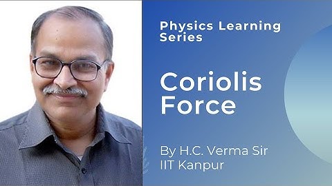 Coriolis Force by Prof. H.C. Verma | Physics Learning Series