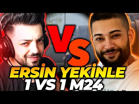 ERSİN YEKİNLE 1VS1 M24   PUBG MOBİLE