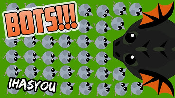 MOPE.IO BOT INVASION??! SWARMING THE SERVER!! R.I.P MOPE.IO - iHASYOU