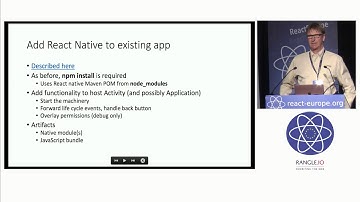 How to create a React Native reusable component for existing Android apps without knowing...