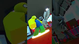 When Noob Run From Owl Into Other Game - Roblox 99 Nights In The Forest