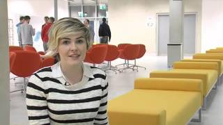 Aislinn welcomes Students to St Patrick's College Drumcondra Open Day