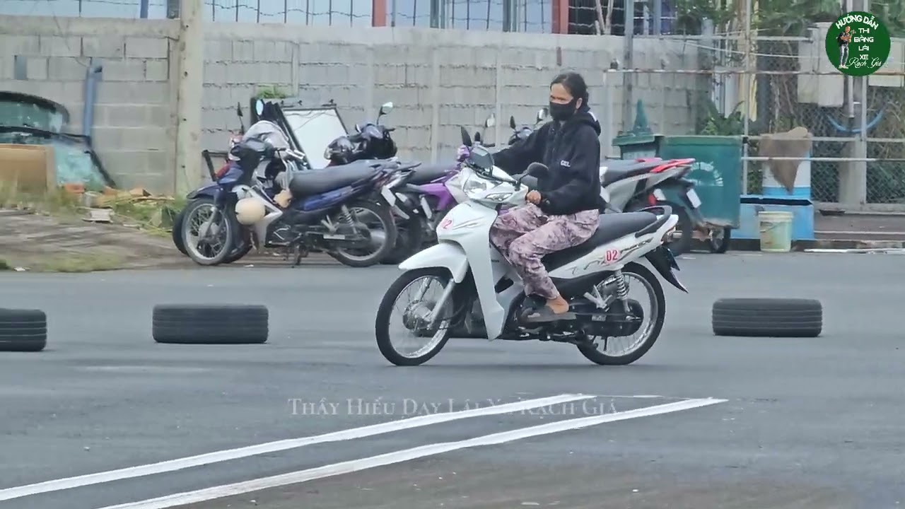 Tập thực hành lái xe 2 bánh hạng A1 | Khóa 7.8.2025 | Rạch Giá 