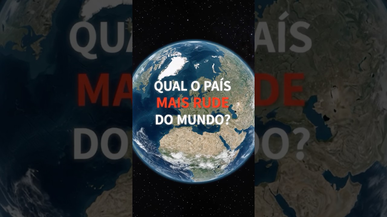 Quais os países mais rudes do mundo? #geografia #geopolitica #mapas #curiosidades #mundo