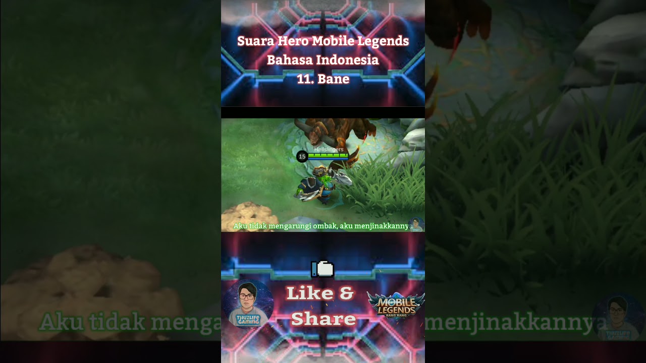 Suara Hero Bane Bahasa Indonesia | Mobile Legends 