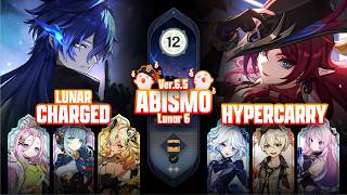 C0 FLINS LUNAR-CHARGED &amp; C0 CHASCA HYPERCARRY | SPIRAL ABYSS 6.5 FLOOR 12 | GENSHIN IMPACT