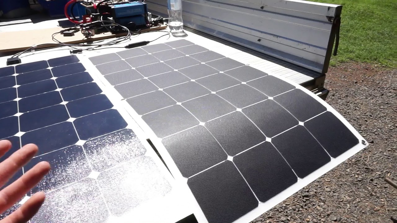 Comparing Solar Panels (Semi Flexible) Expensive Vs Cheap - Performance & Material