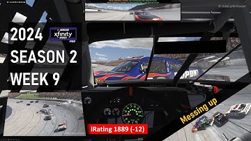 Messing up at #topsplit Darlington NASCAR Xfinity iRacing 2024 Season 2 Week 9
