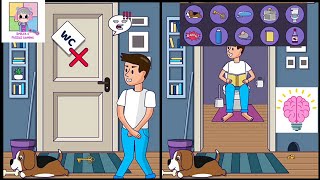 Brain Puzzle SMART CHALLENGE : Toilet (Key answer)-Riddle Game Android #smartchallenge #brainpuzzle screenshot 2