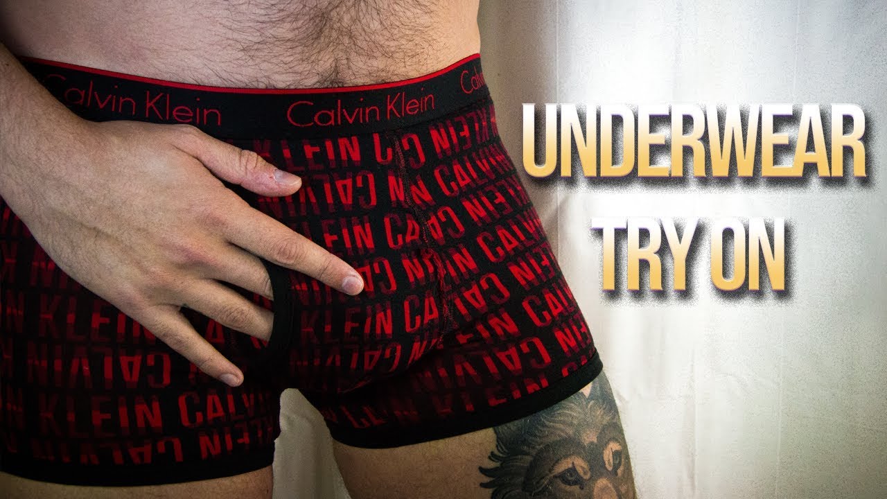 Calvin Klein Fave Reds Mens Underwear Try On - YouTube