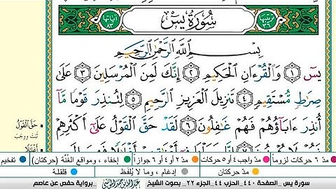 سورة يس مكتوبة كاملة|القارىء عبدالله الموسى|رمضان ١٤٤٤هجري|Abdullah Al-Mousa Surah Yasin