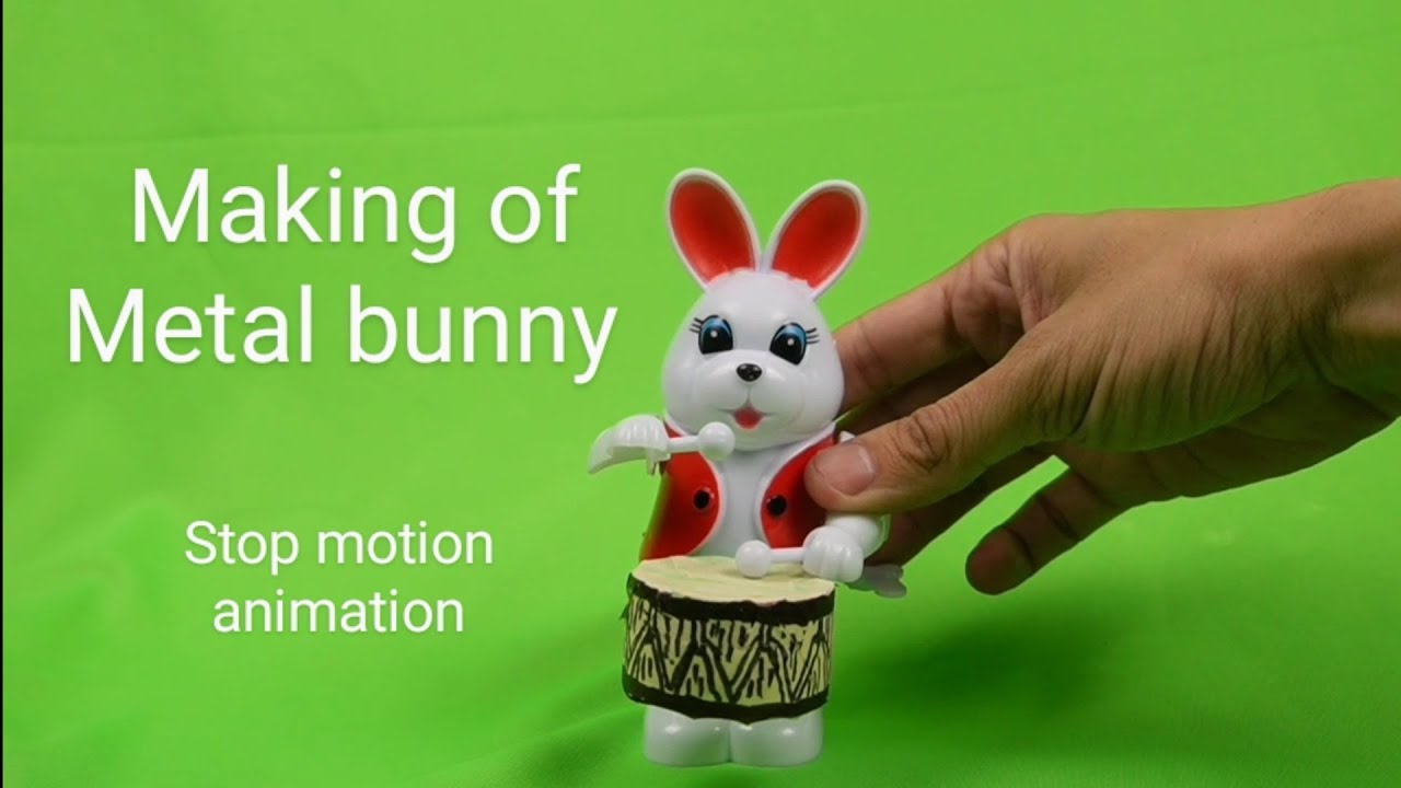 Making of Metal bunny, stop motion animation - YouTube