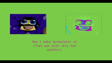 Making 4ormulator v2 (corrupted rendering)