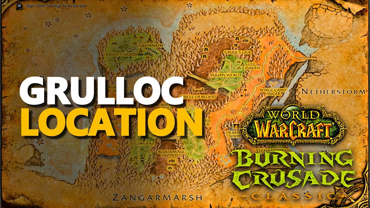 Grulloc Blade S Edge Mountains Location Wow Tbc Youtube