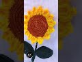 Handmade crochet sunflower 🌼 #crochet #handmade#tutorial