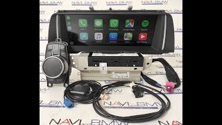 Bmw 5Er F10 F11 Evo Id5 Id6 Navigation System Upgrade Set From Naviandbmwparts Tested, Works Perfect