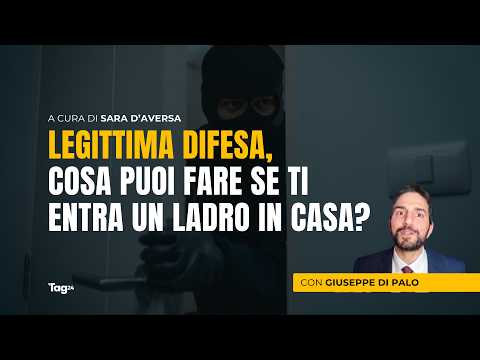 Legittima difesa o reato? L’avvocato Di Palo spiega cosa puoi fare se sorprendi un ladro in casa