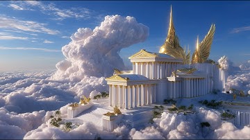 A Celestial Palace Forged by Hephaestus | ASMR AI Architecture | Opulent Mansion Tour