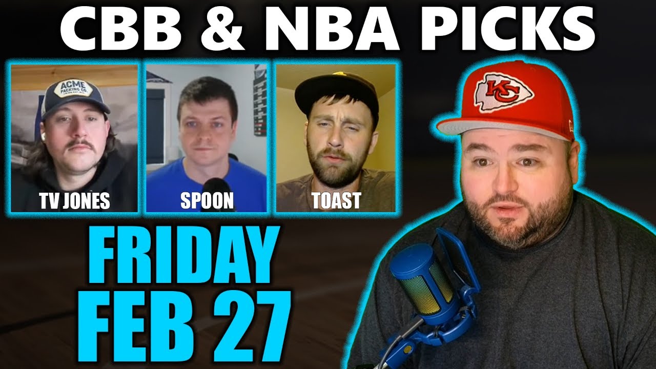 College Basketball & NBA Picks with Kyle Kirms | Friday February 27th