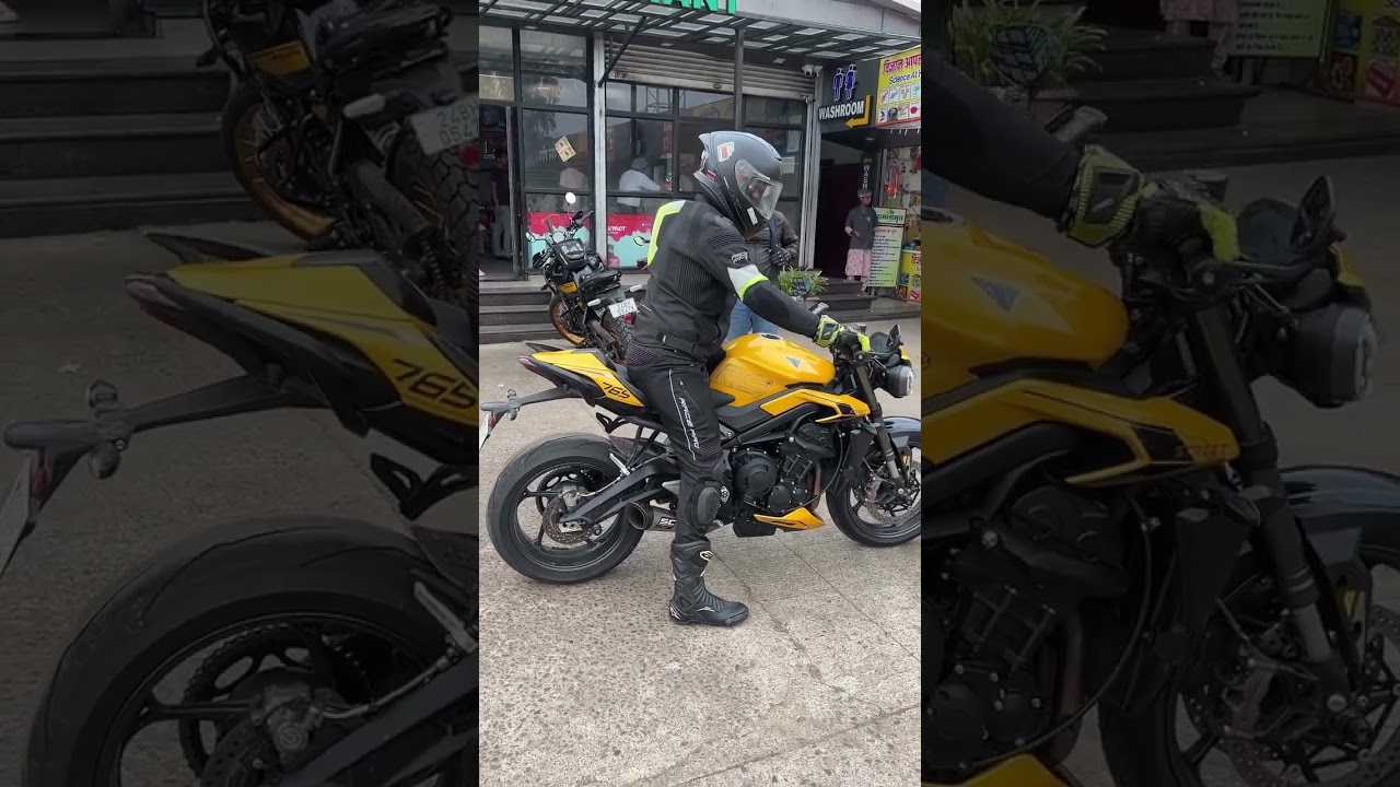 new triumph street triple rs 765 with 