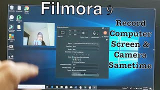 Filmora 9: How to Record Computer Screen & Camera Same Time