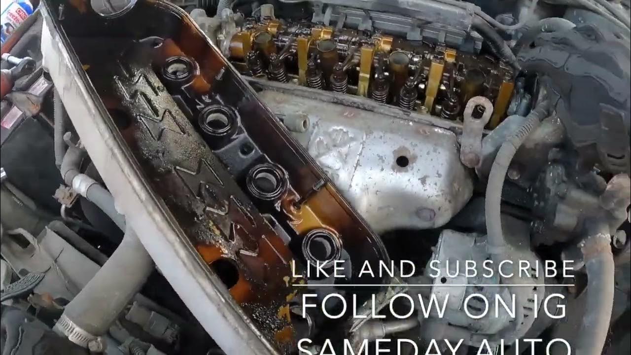 1999 honda accord valve cover gasket removal and install - YouTube