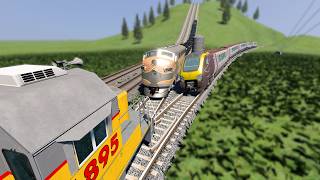 Extreme Train Crashes Accident At Junction 4K