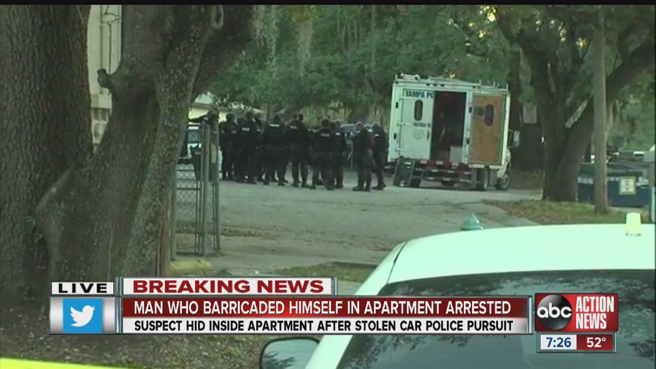 Shooting suspect arrested after SWAT team standoff - YouTube